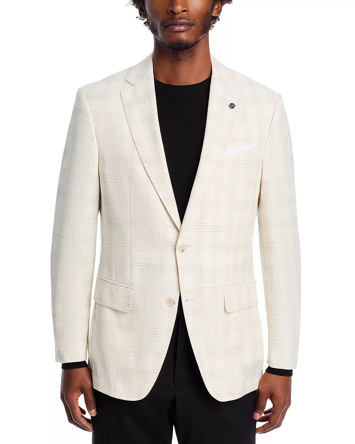 Hutson Plaid Slim Fit Sport Coat - 3