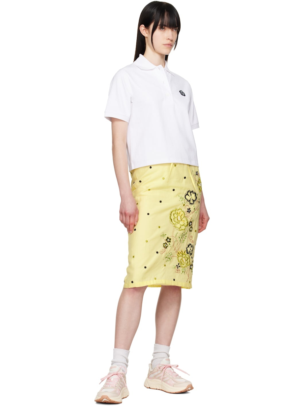 Off-White & Pink  Paris 'KENZO-Pace' Sneakers - 5