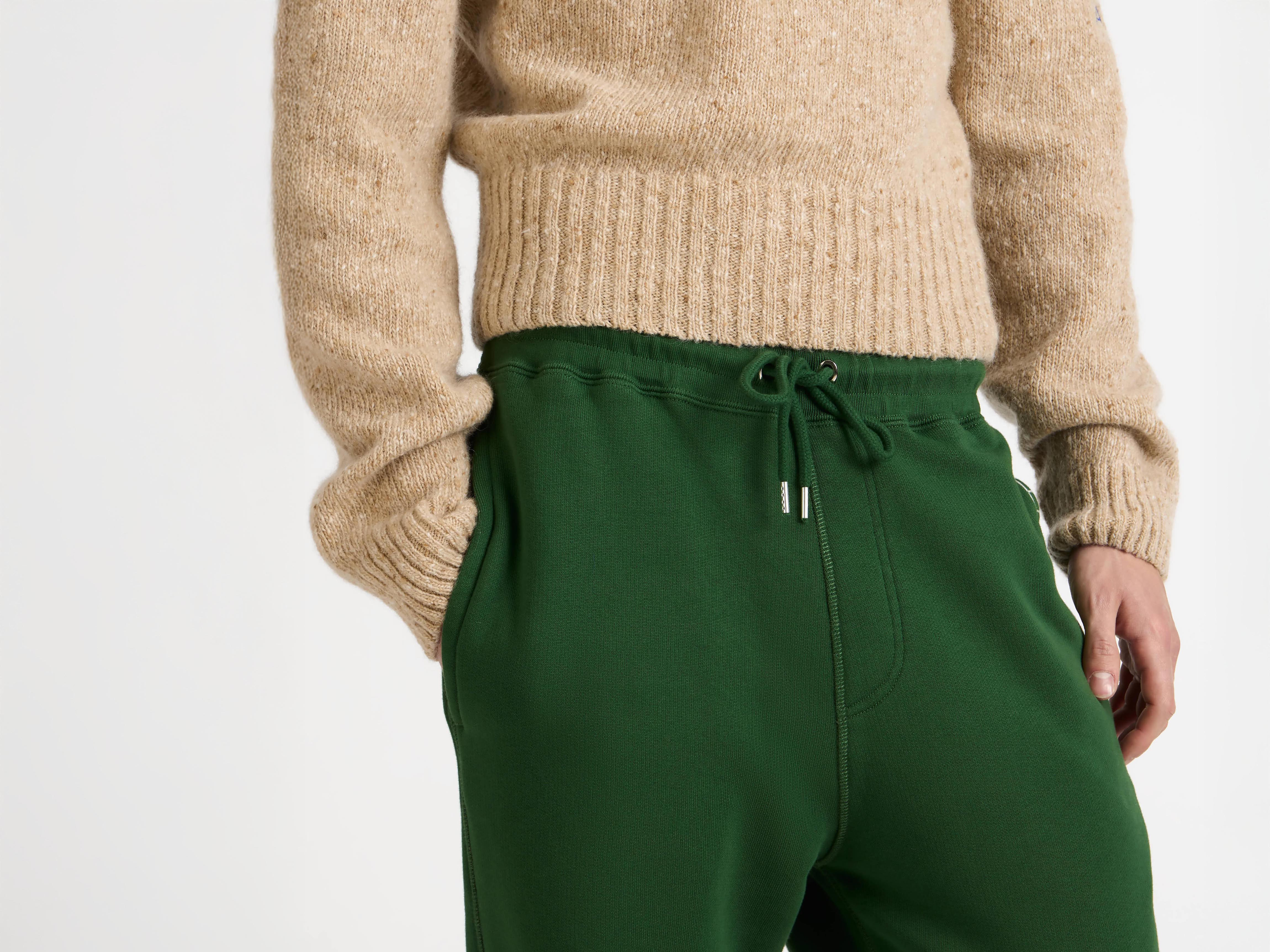 CUFFED SWEATPANTS IN GREEN - 7