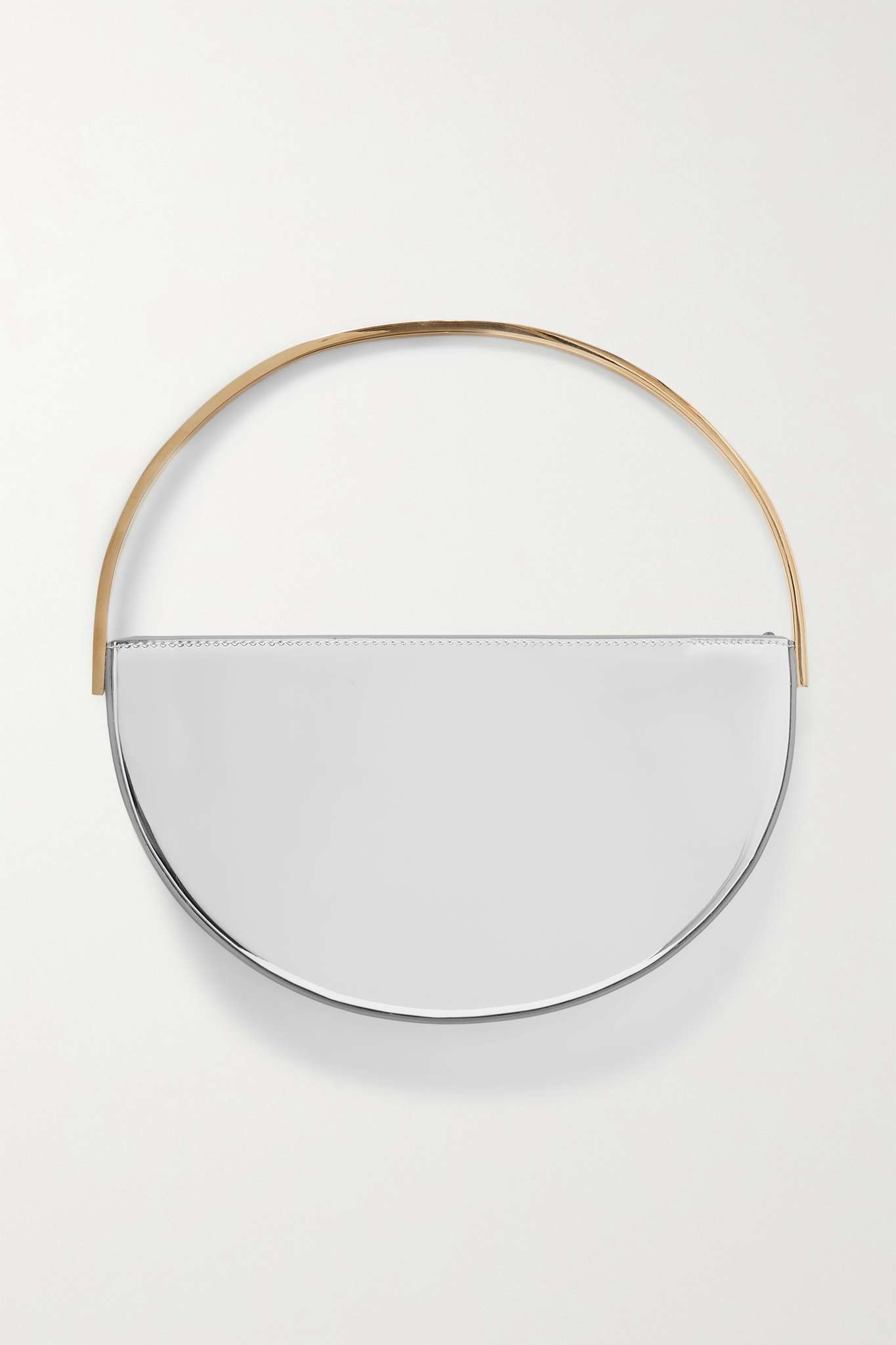 Purist mirrored-leather shoulder bag - 3