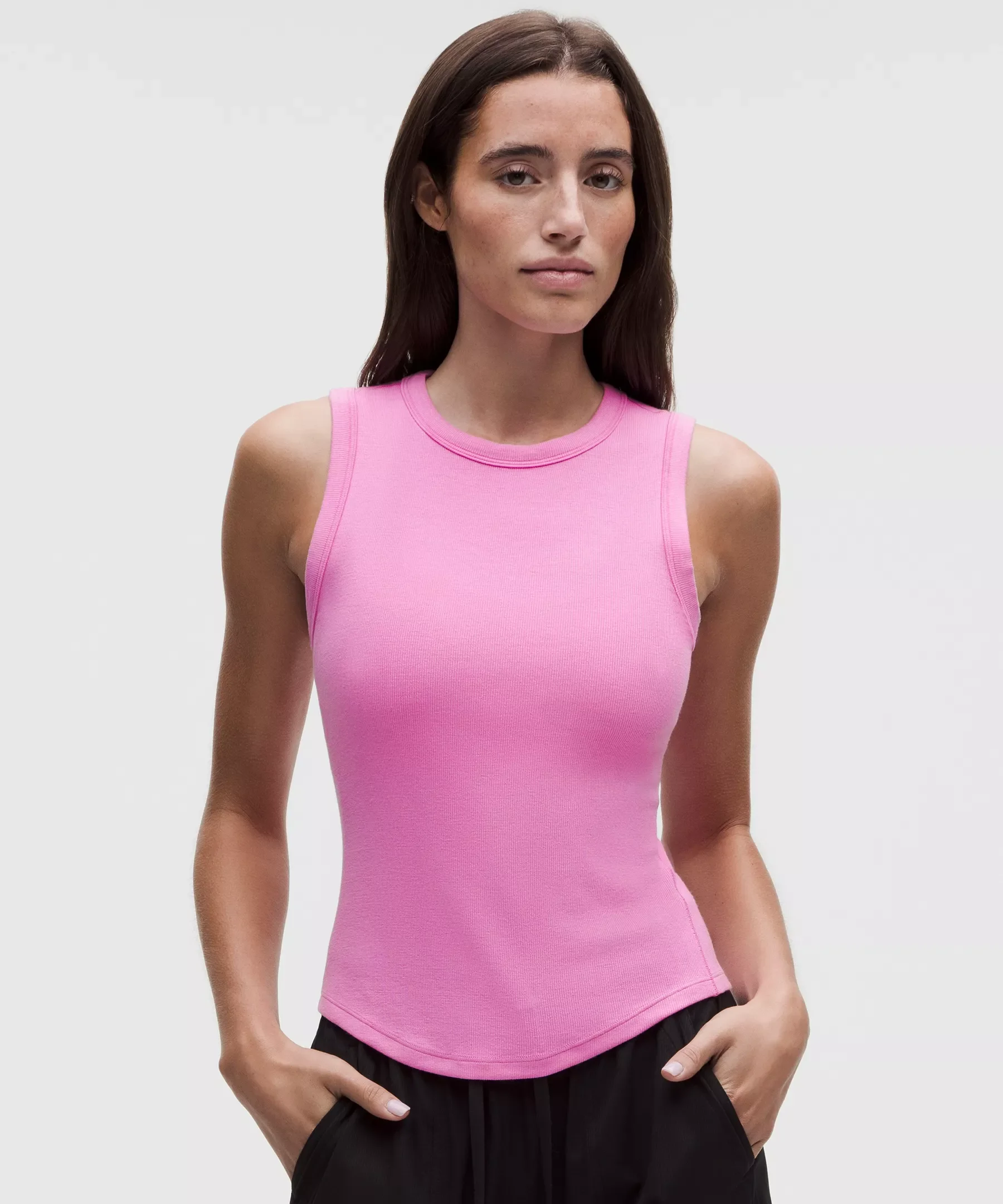 Hold Tight Crewneck Tank Top *Waist Length - 1