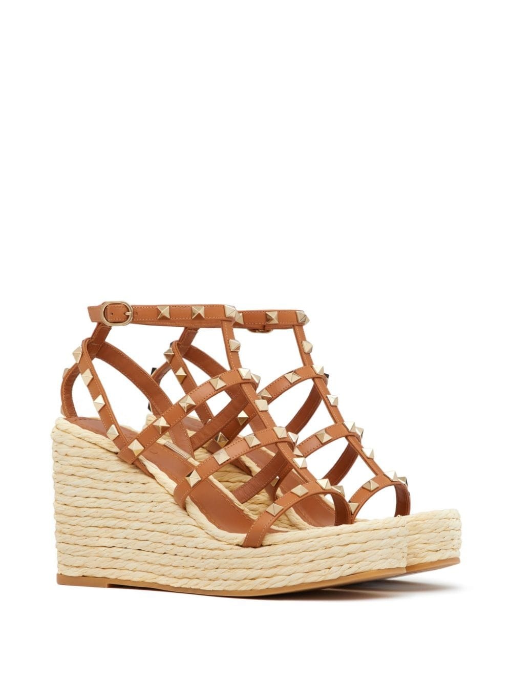 Rockstud 95mm wedge espadrilles - 2