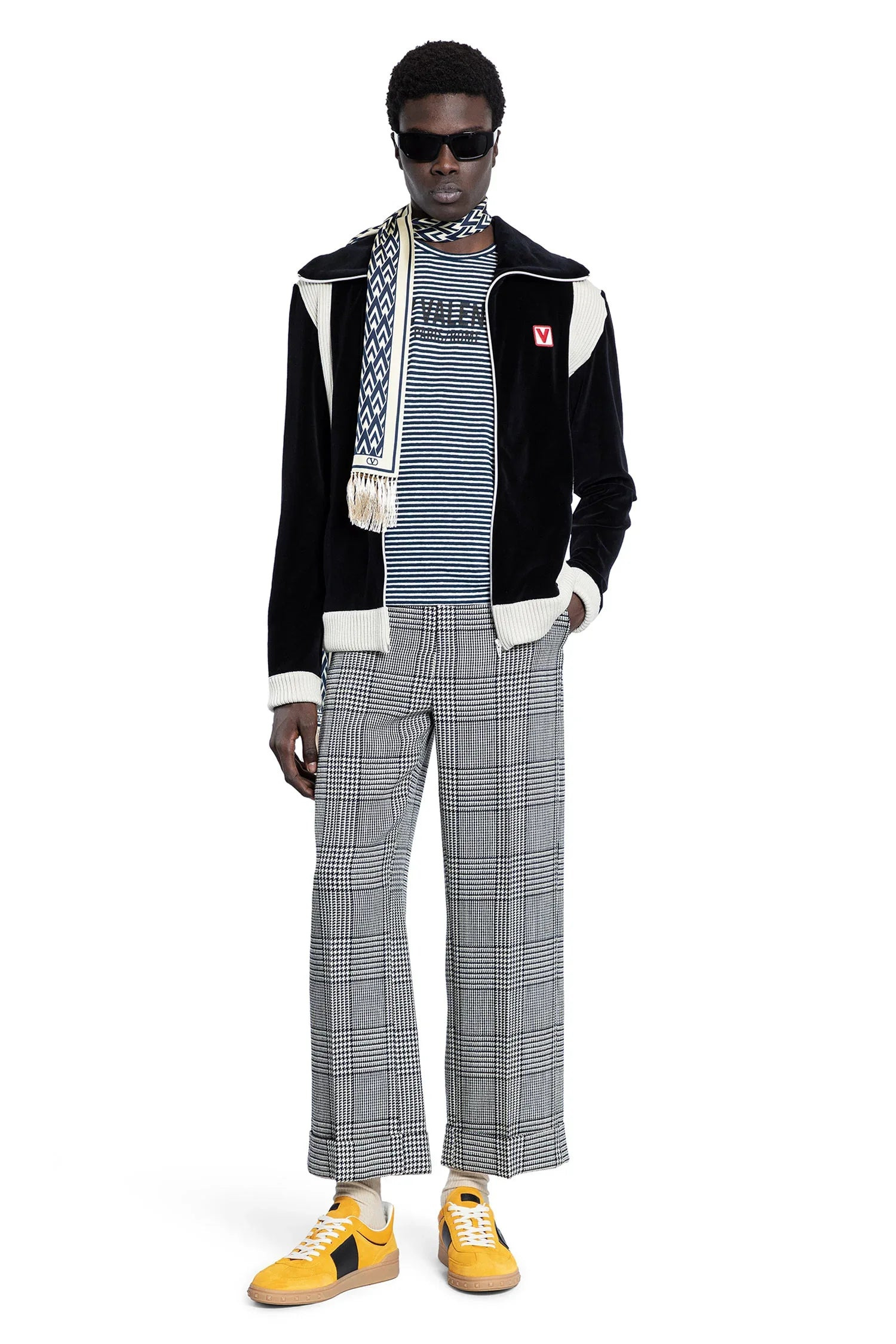 Striped-Cotton-Linen-Chez-Valentino-T-Shirt - 4