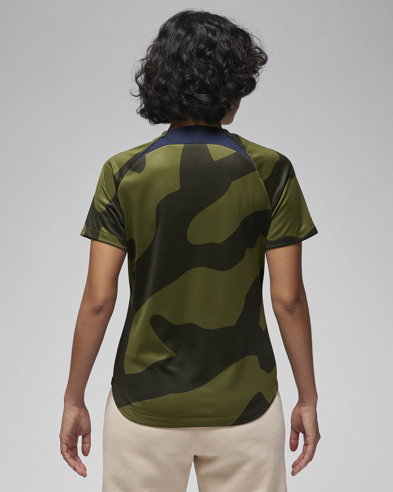 Jordan Nike Women's Paris Saint-Germain Academy Pro Fourth Jordan Dri-FIT Pre-Match Soccer Top outlook