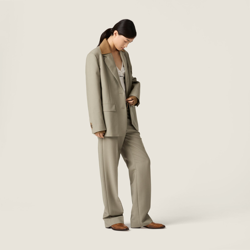 Miu Miu Kid mohair pants outlook