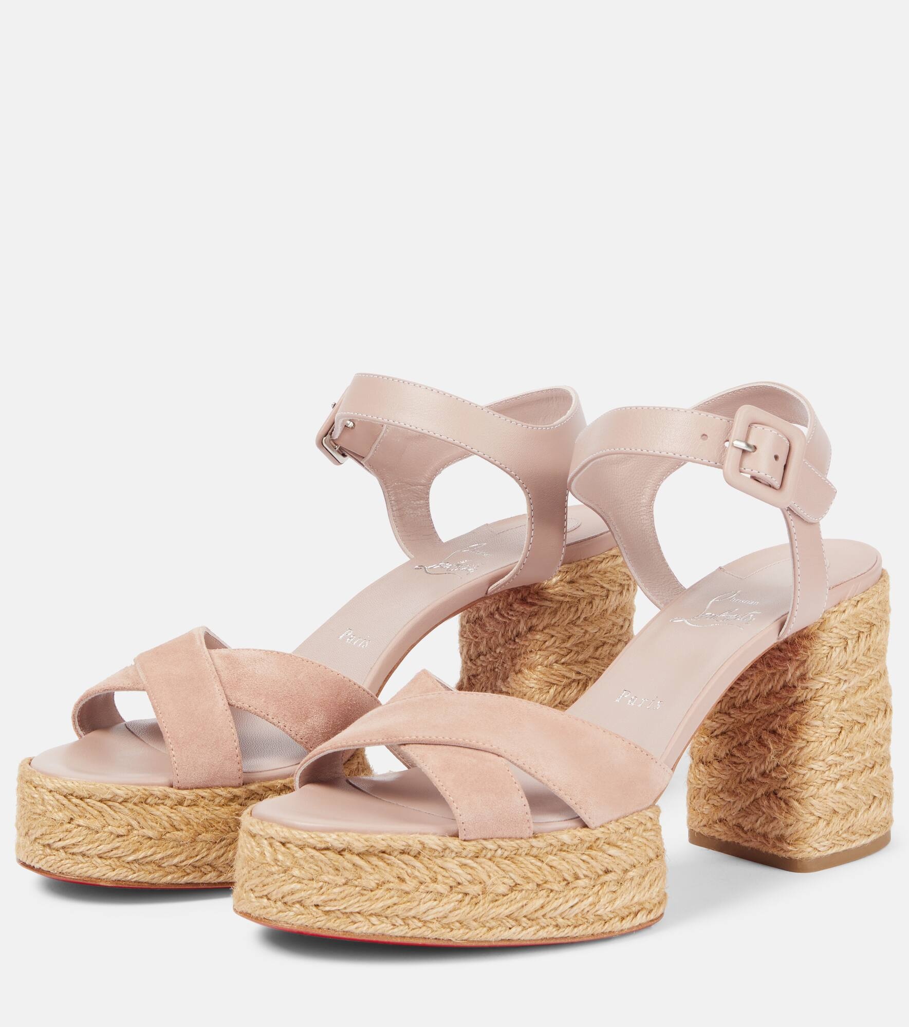 Calakala 70 suede and leather espadrilles - 4
