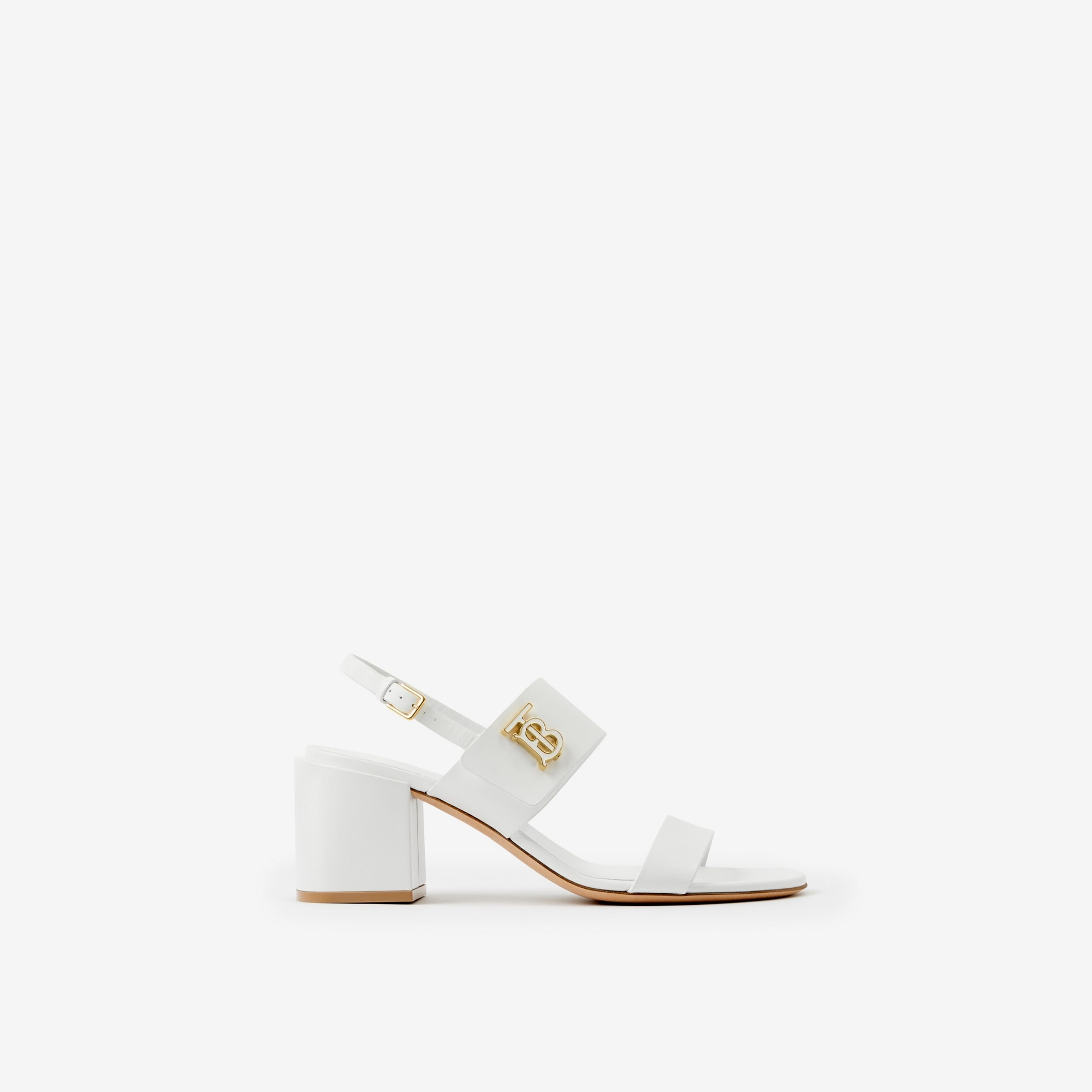 Monogram Motif Leather Sandals - 1