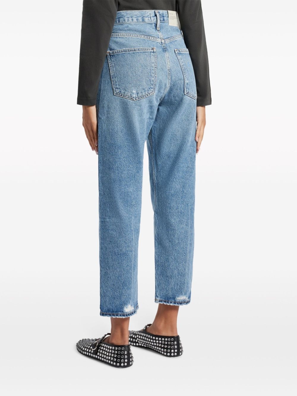 90s Crop straight-leg jeans - 4