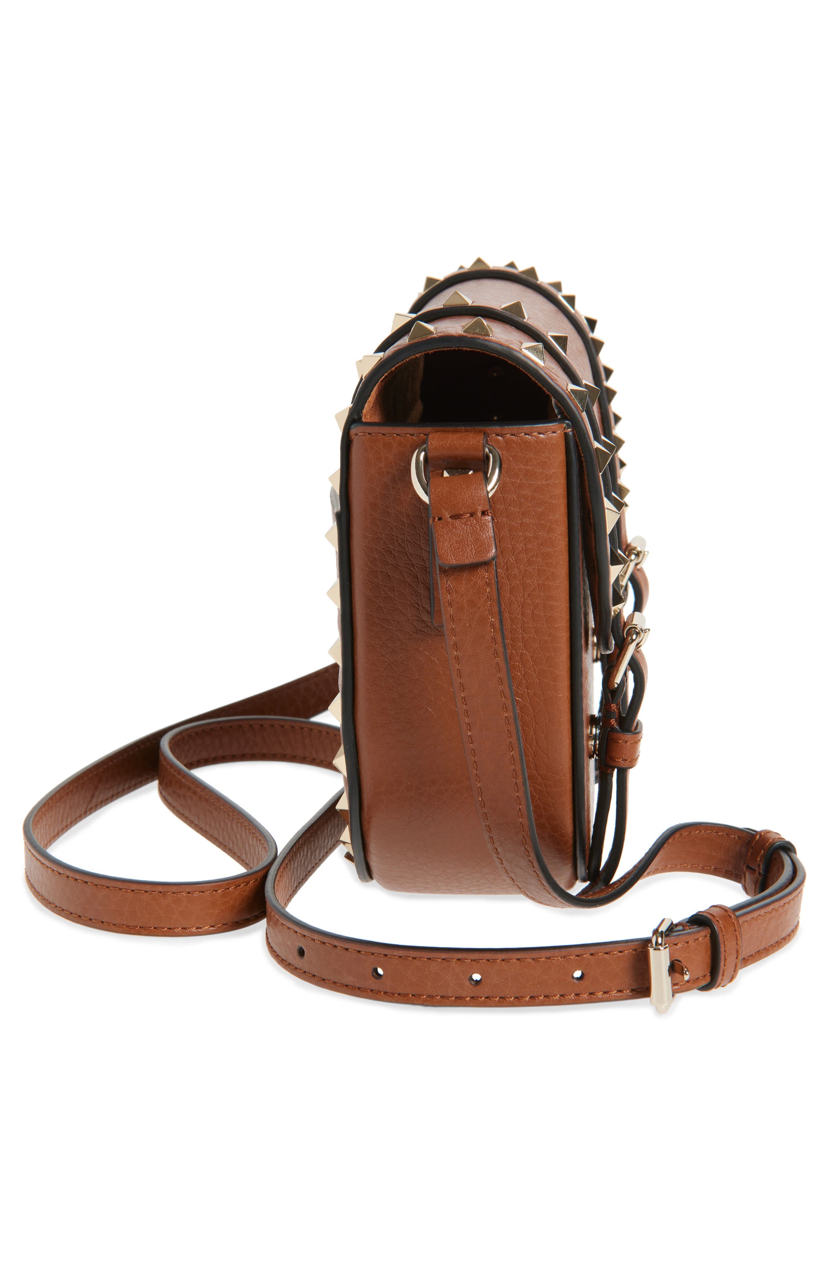 Valentino Garavani Small Rockstud Saddle Crossbody Bag at Nordstrom - 5