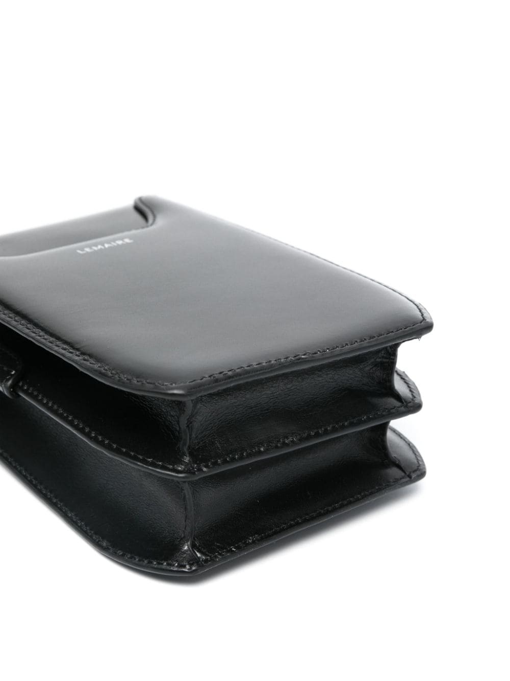 small Calepin leather messenger bag - 4