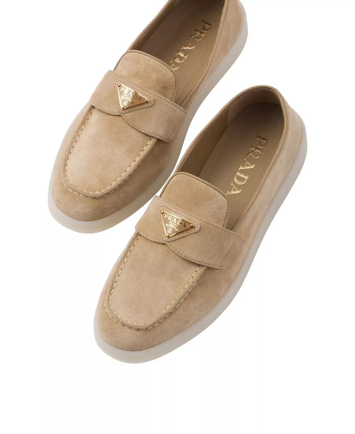 Women's Suede Leather Loafers - 6