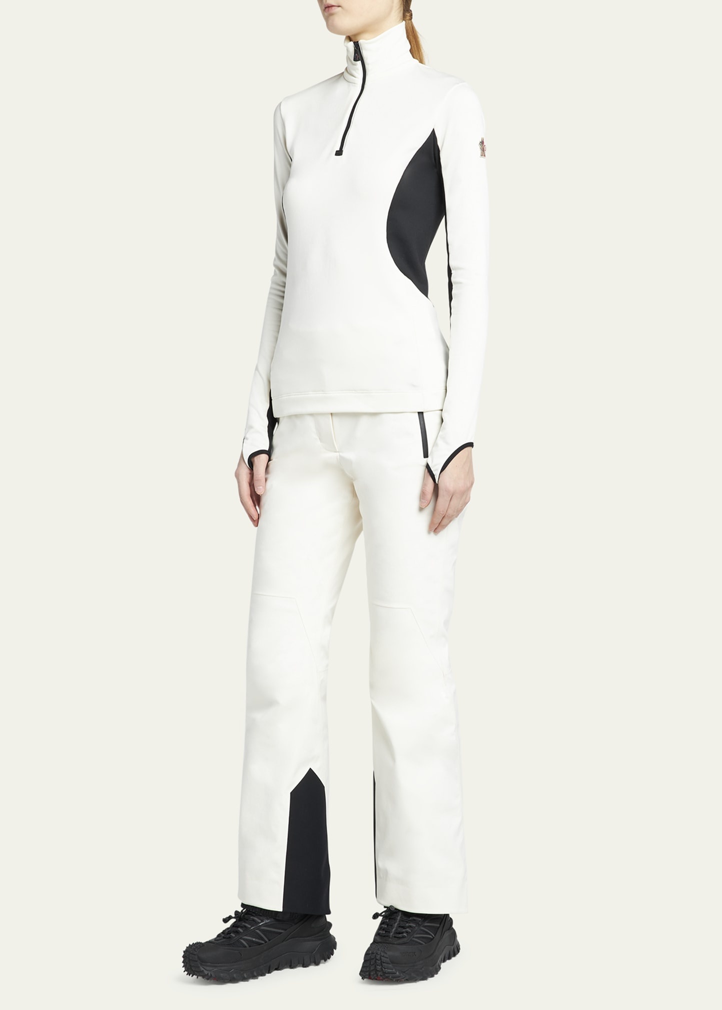 Colorblock Quarter-Zip Sweatshirt - 2
