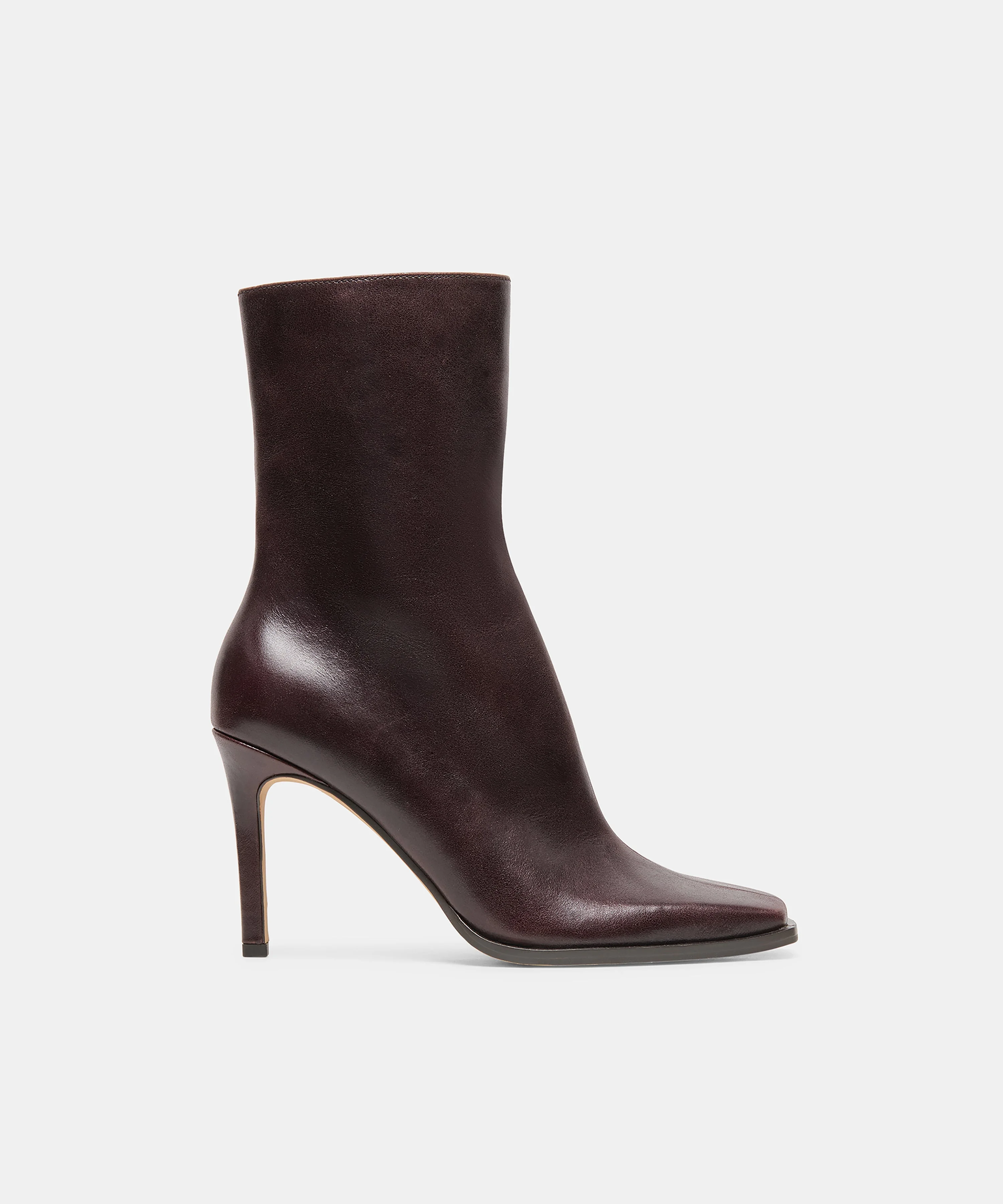 KIMI BOOTIES BLACKBERRY LEATHER - 1
