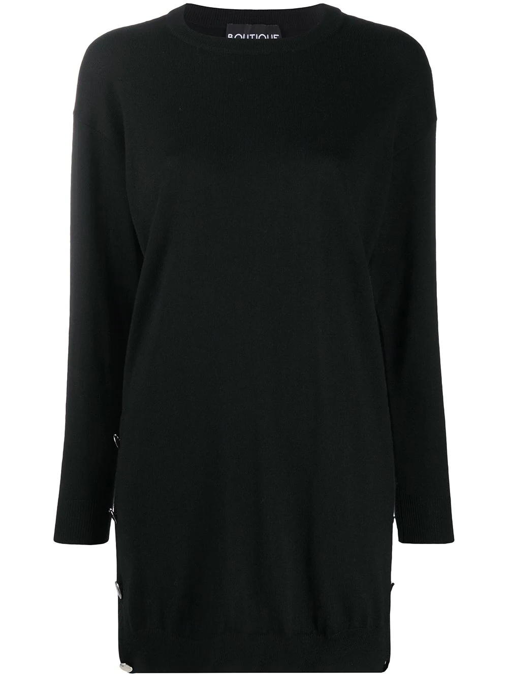 side-button jumper dress - 1