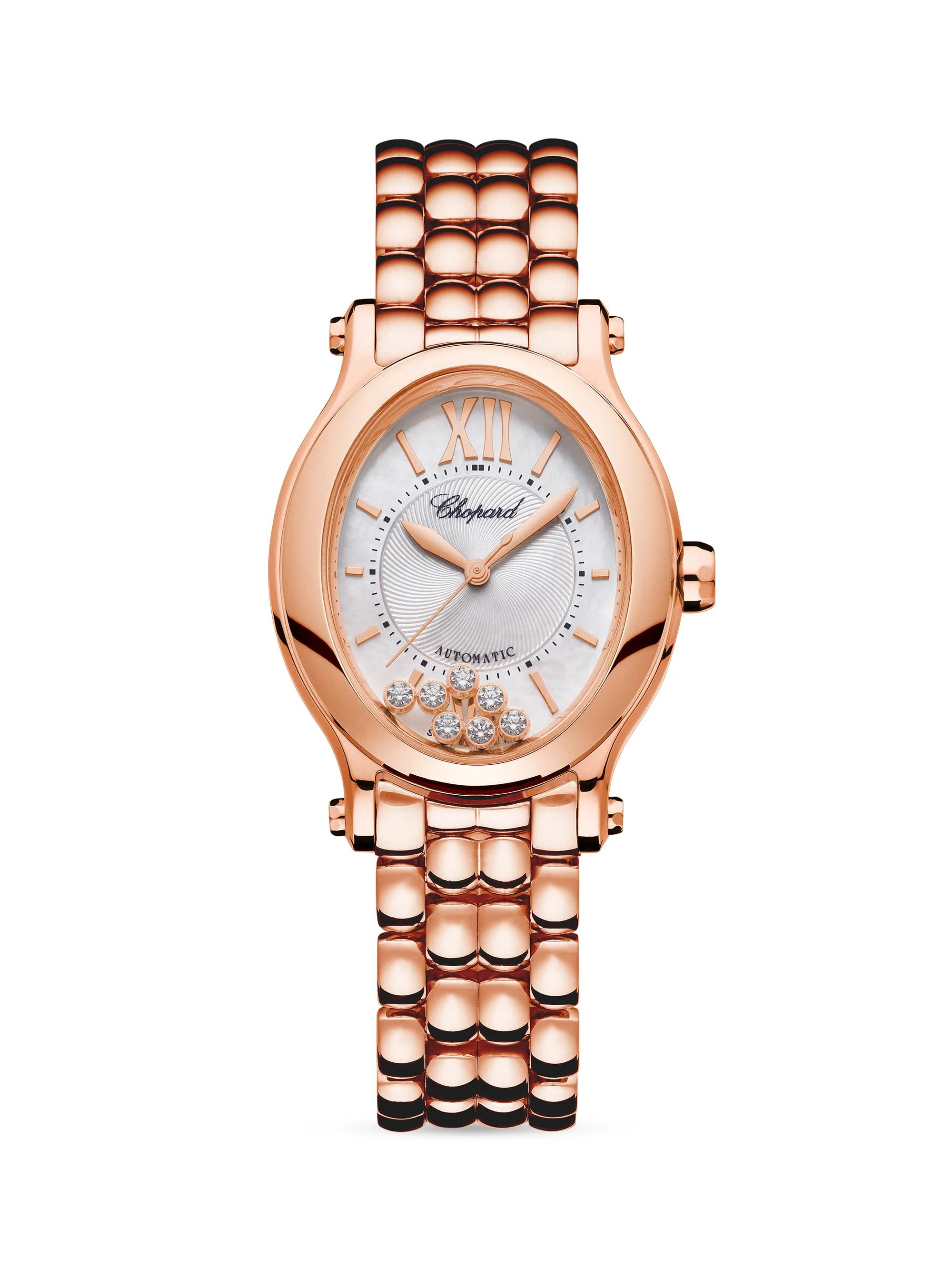 Women's Happy Sport Montre Oval Rose Gold Watch - 1