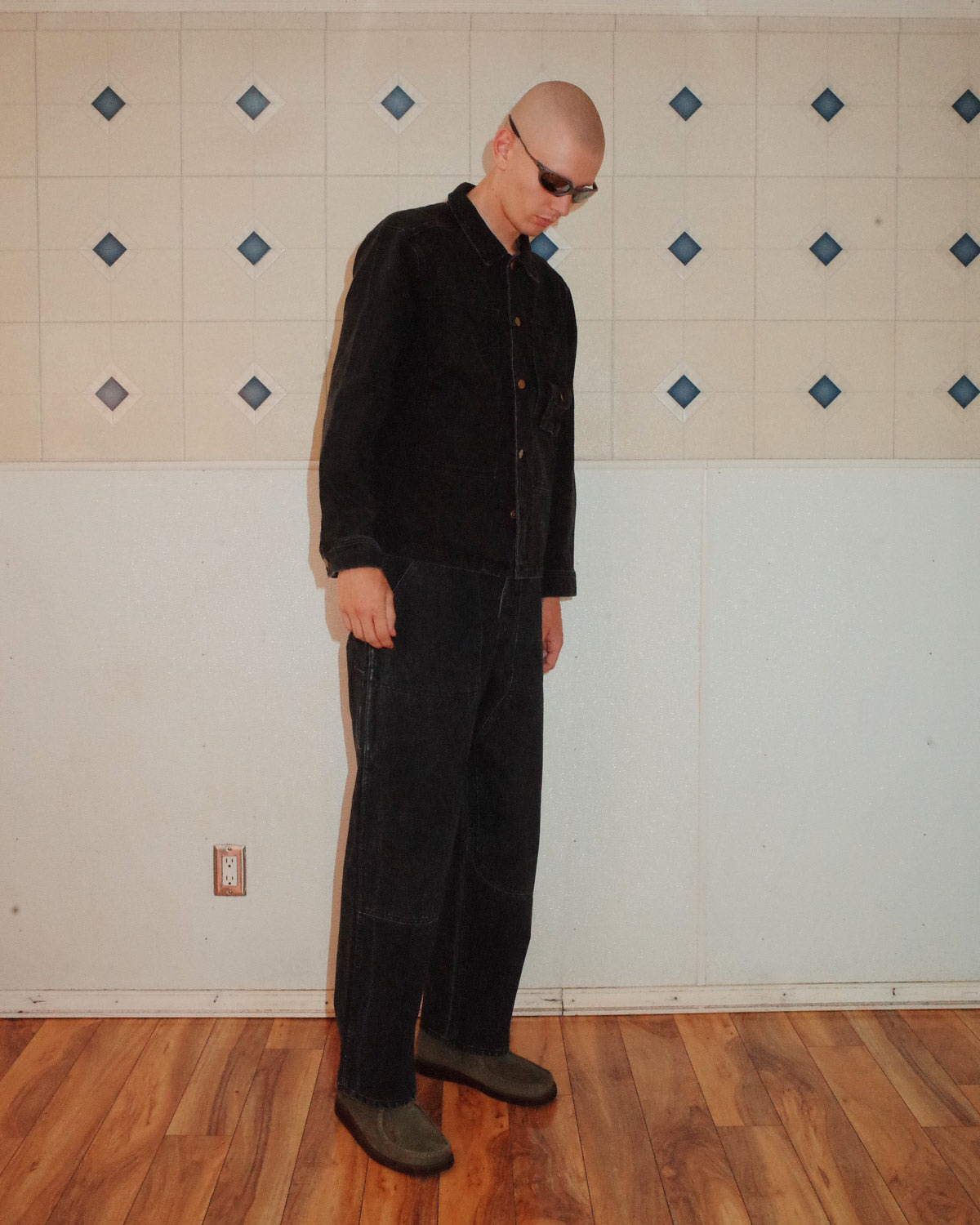 Denim 37 Work Shirt - Washed Black - 4