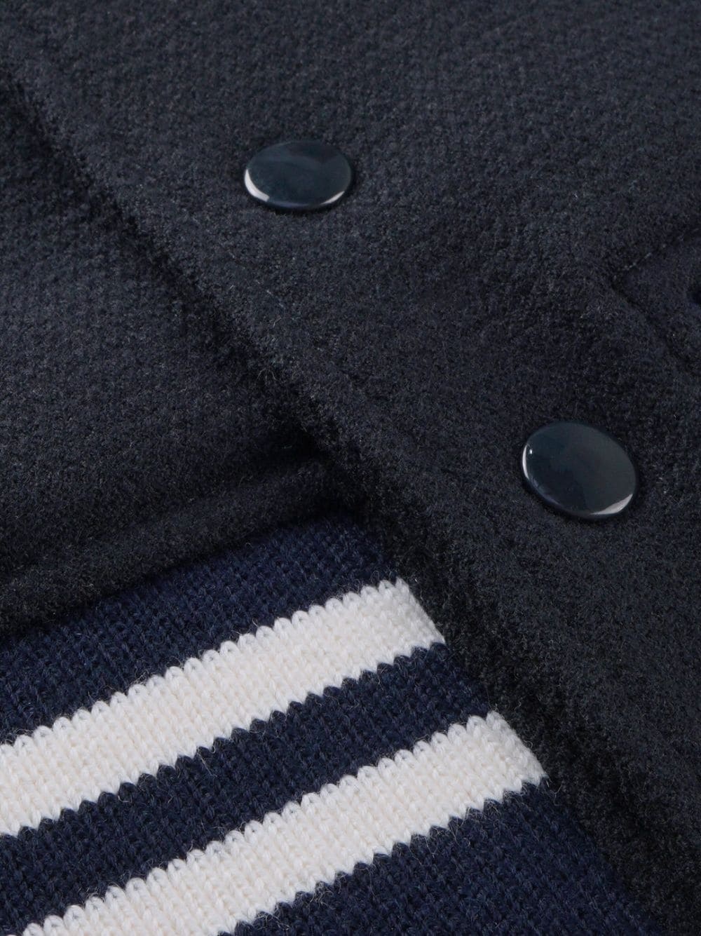 Connecticut Crest logo-embroidered varsity jacket - 4