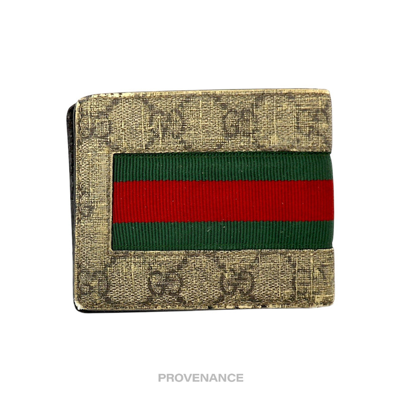 GUCCI Web GG Supreme wallet outlook