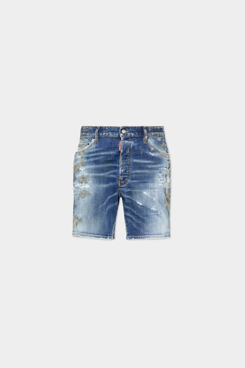 MEDIUM MUFFA WASH MARINE SHORT JEANS - 1