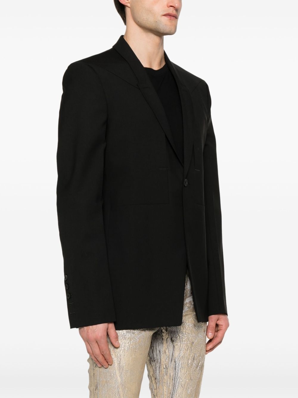 single-breasted blazer - 3