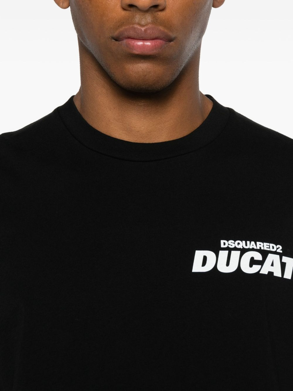 Ducati logo-print T-shirt - 4