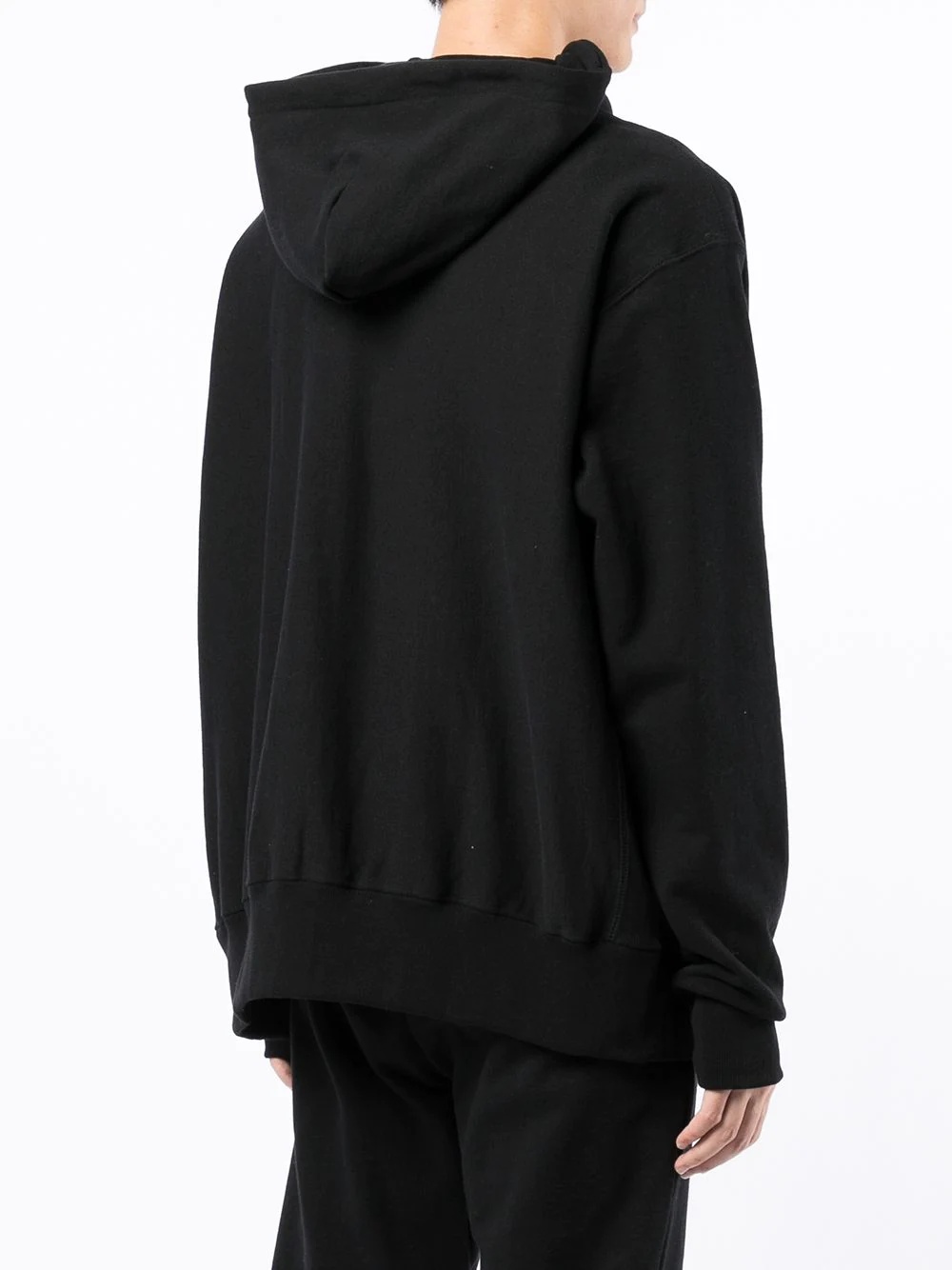 embroidered logo long-sleeve hoodie - 6