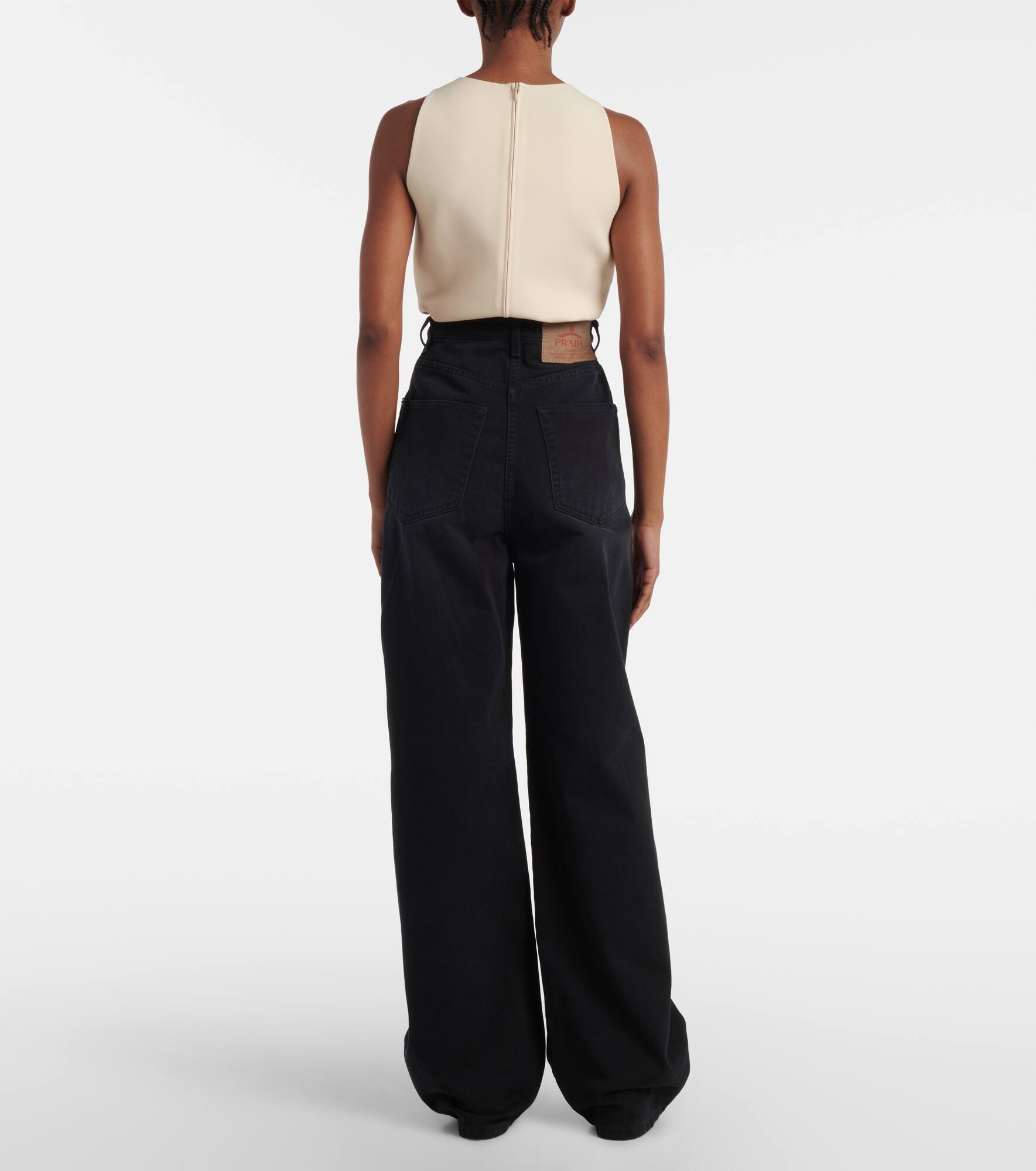 High-rise wide-leg jeans - 3