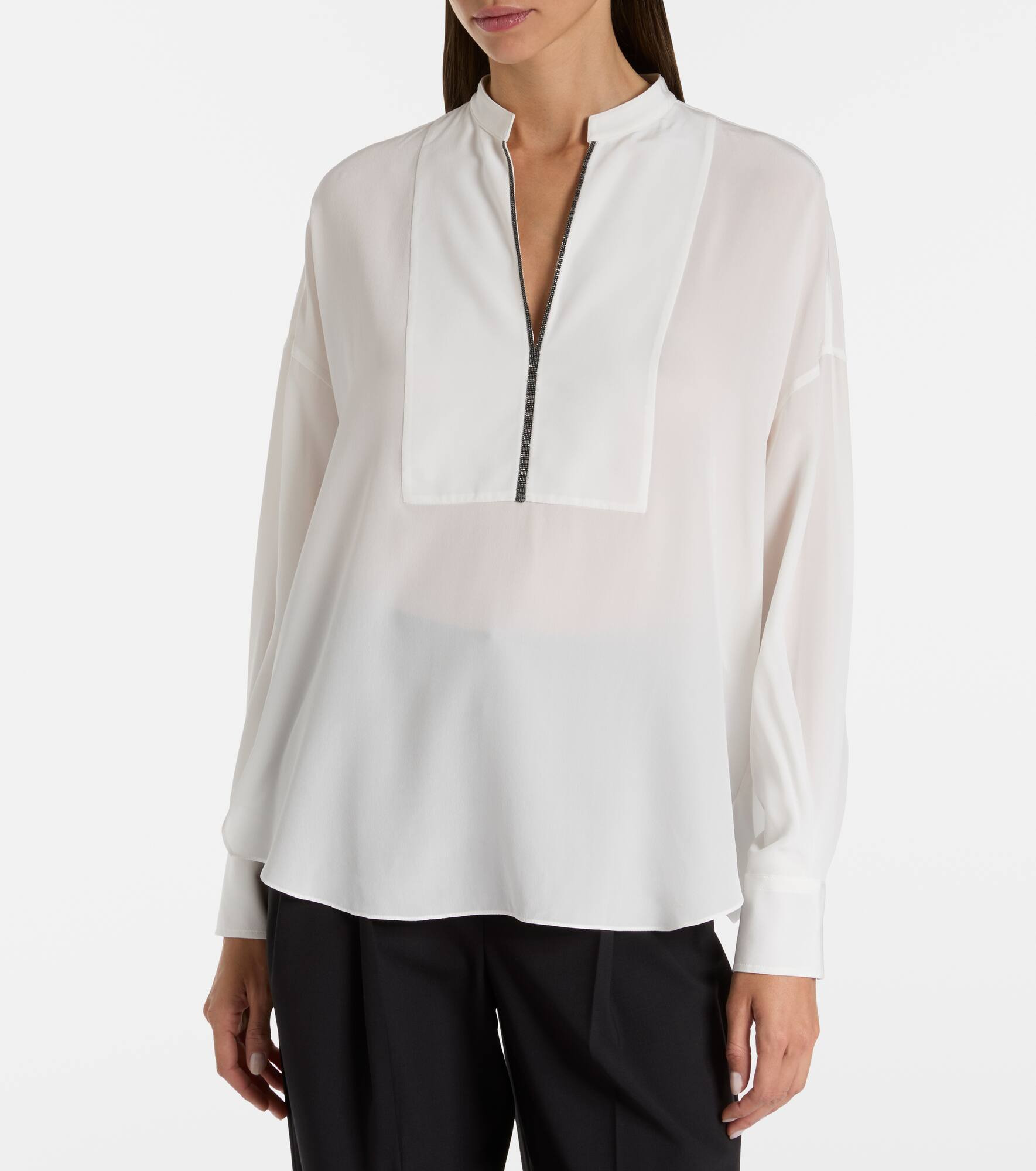 Monili silk blouse - 6