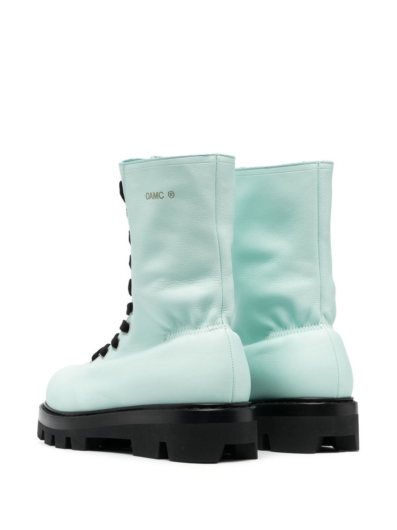 logo-print lace-up fastening boots 3