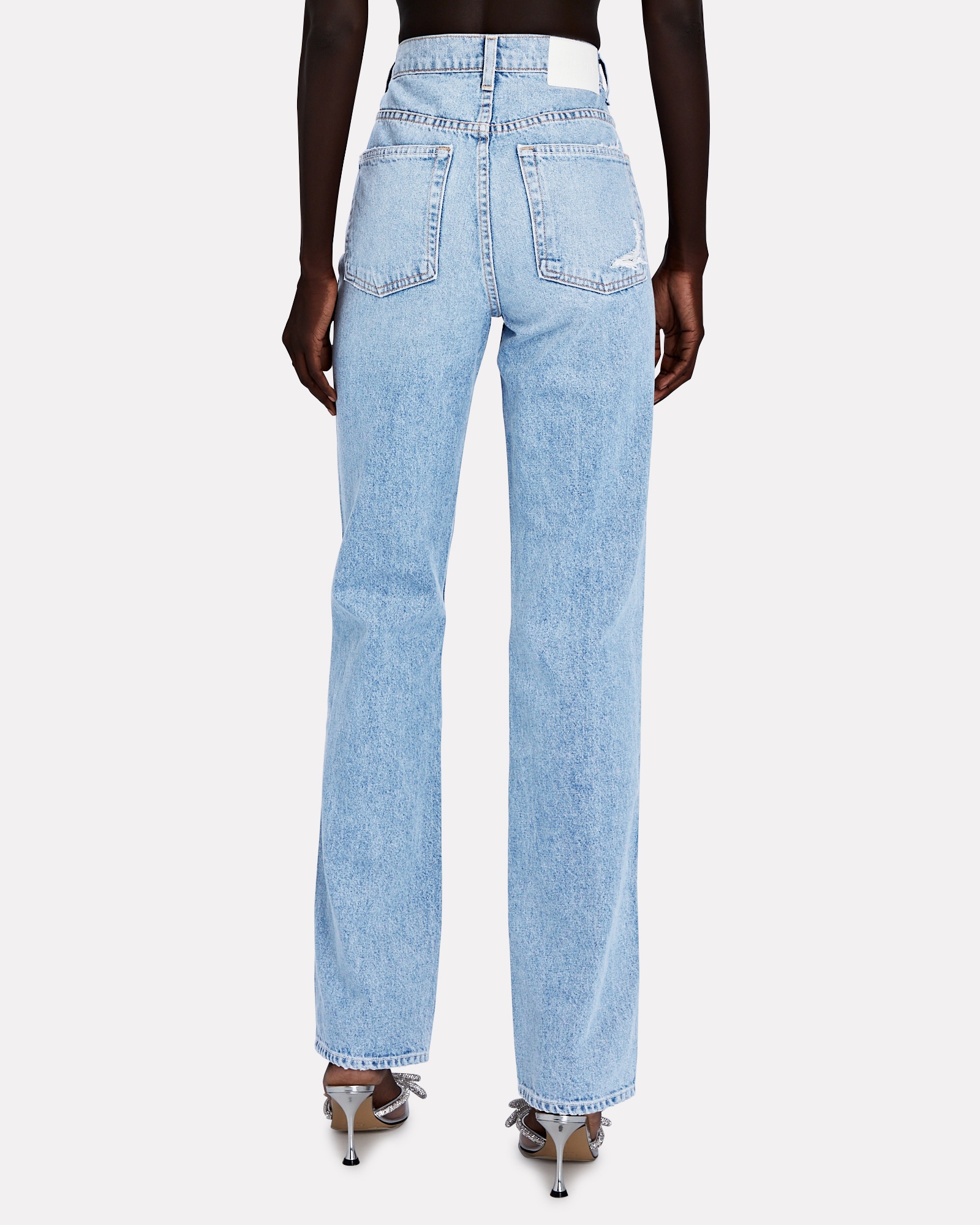 Sara High-Rise Straight-Leg Jeans - 5