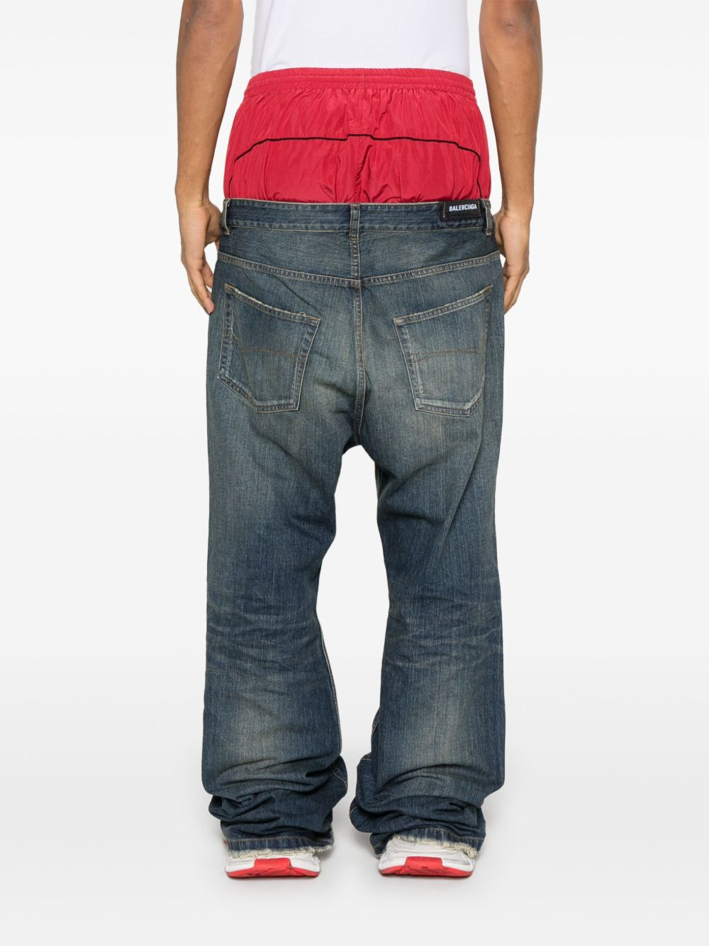 Balenciaga Men Layered Jeans - 2
