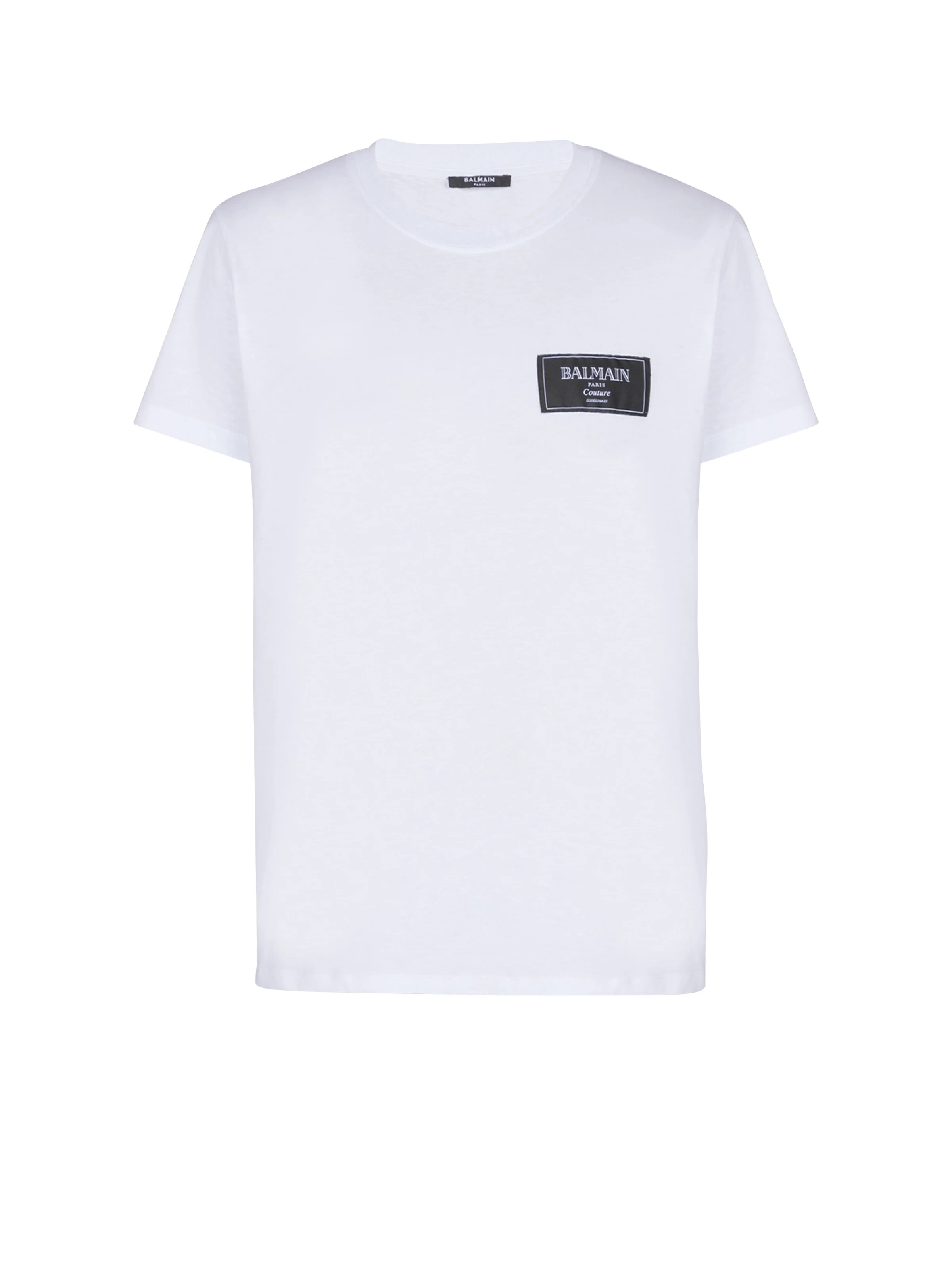 T-shirt with Balmain Couture label - 1