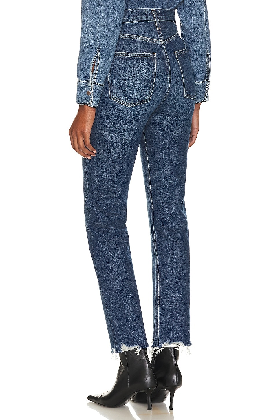 90s Pinch Waist High Rise Straight - 3