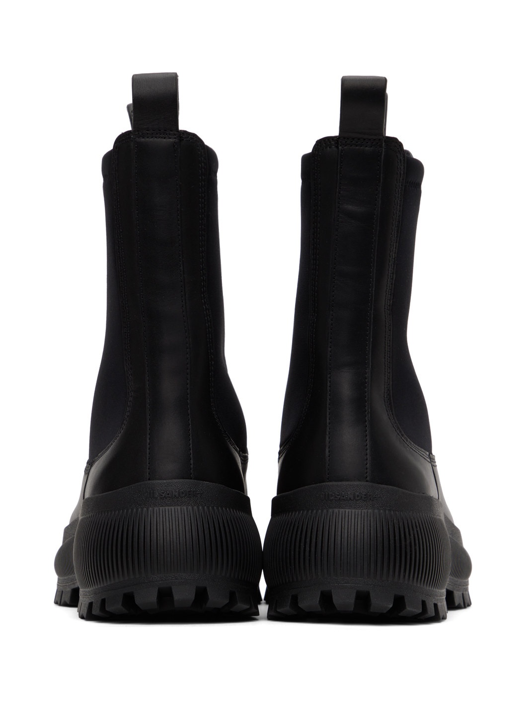 Black Calf Leather Chelsea Boots - 2