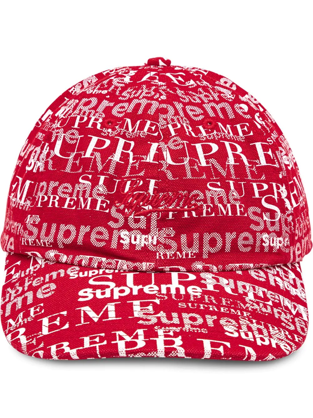 logo print 6-panel cap - 1