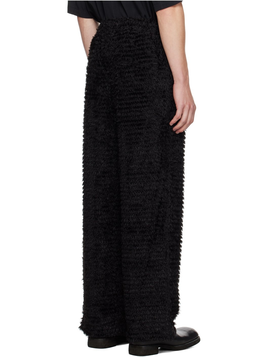 Black Relaxed Lounge Pants - 3