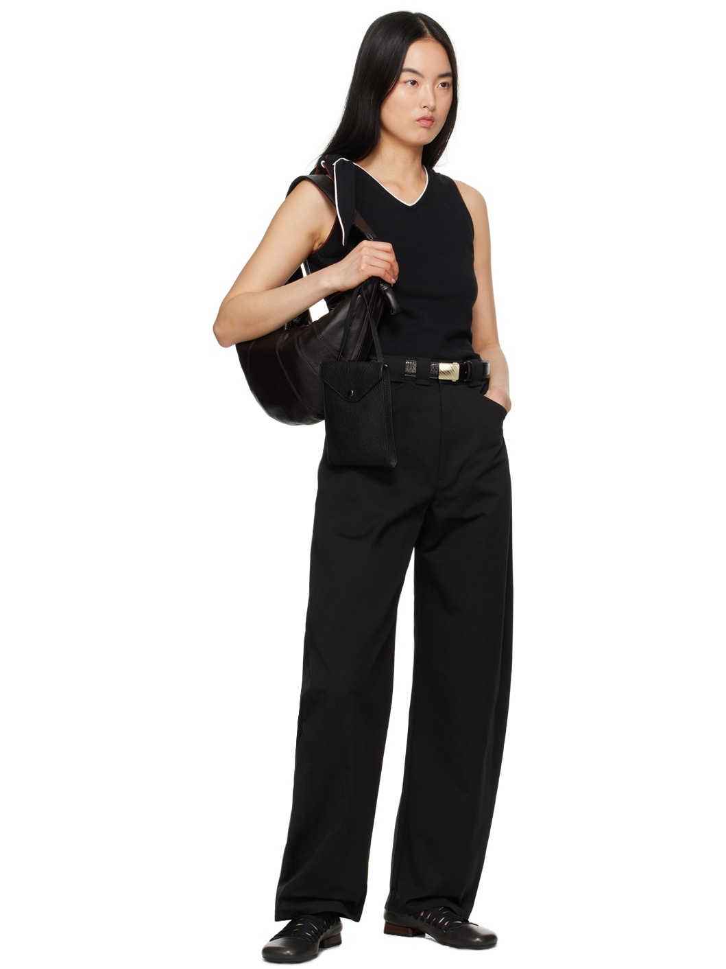 Black Large Trousers - 5