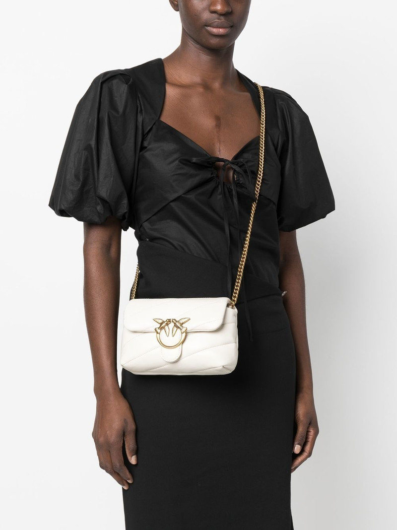 PINKO Love Baby Puff leather crossbody bag outlook