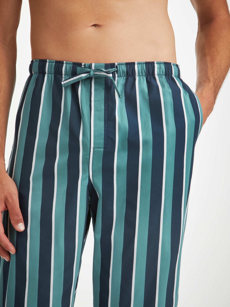 Men's Lounge Pants Royal 221 Cotton Teal - 5