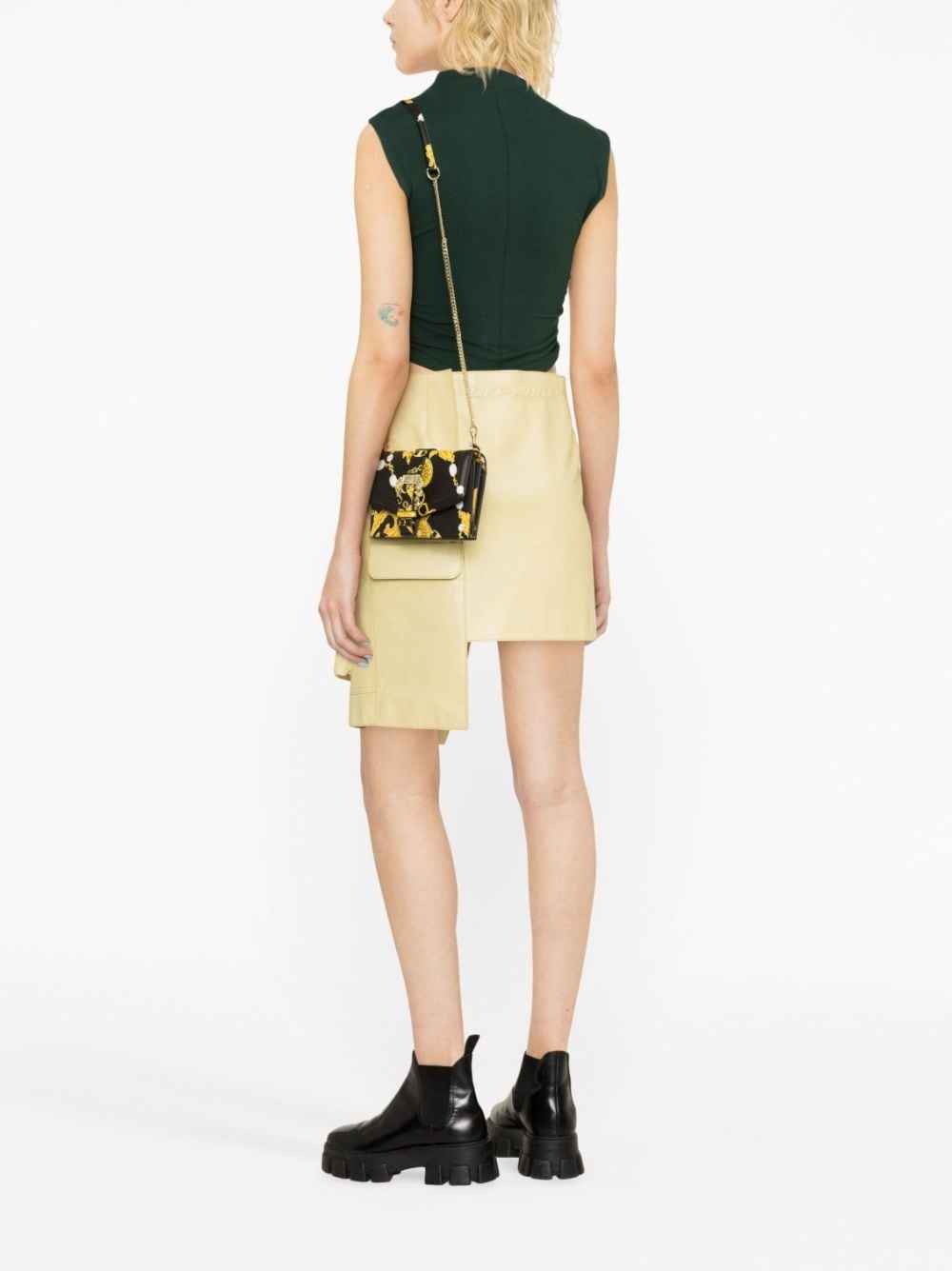baroque-print cross body bag - 2
