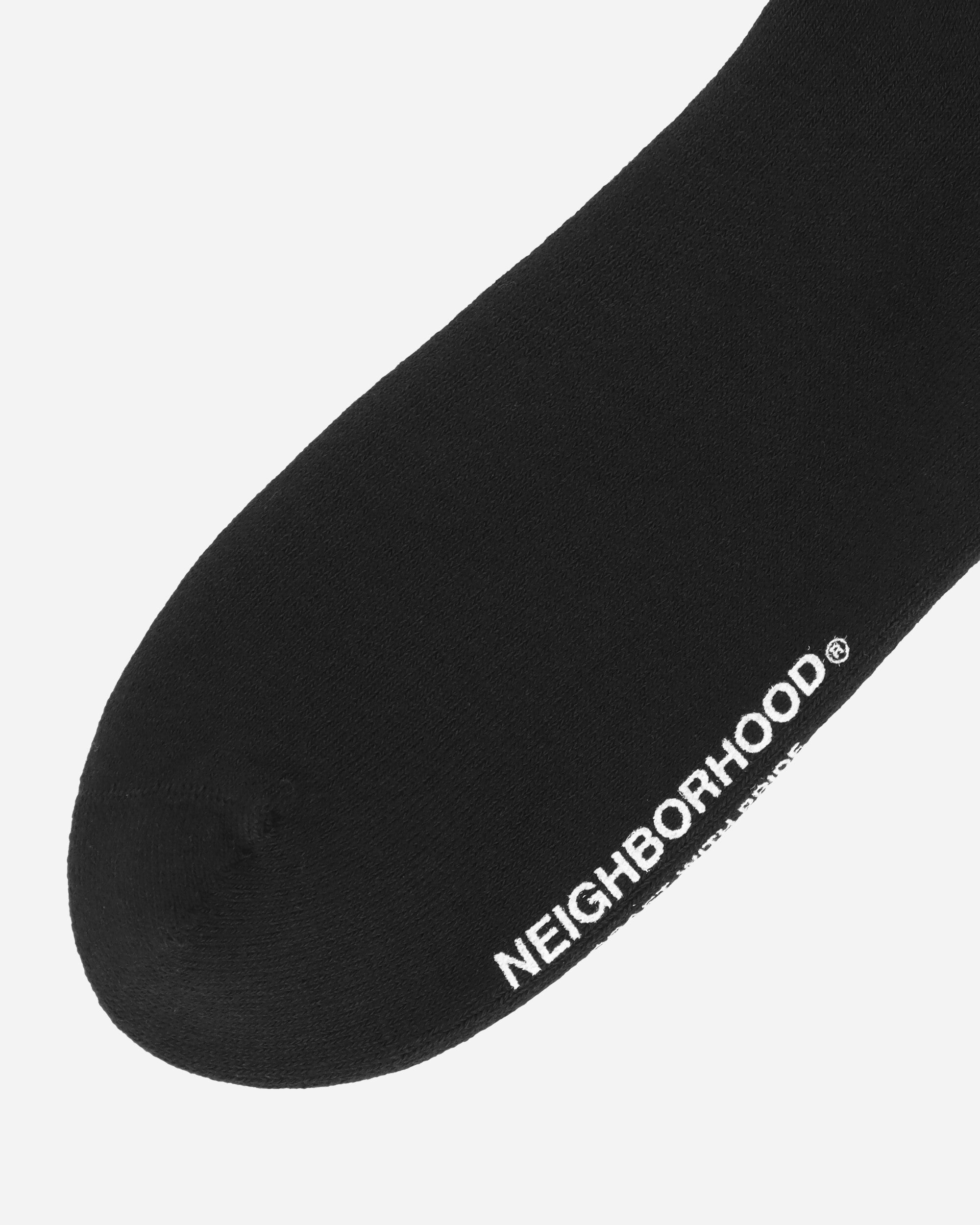 Plain Socks Black - 3