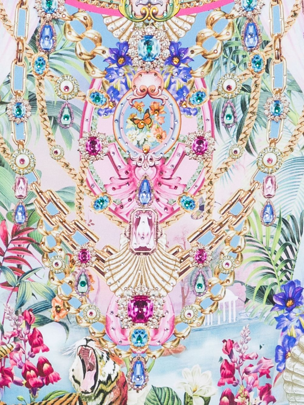 jewel-embellished swimsuit - 3