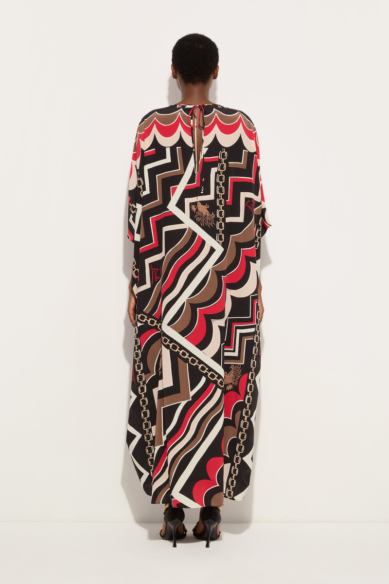 ISTRICE PRINT LONG KAFTAN 3