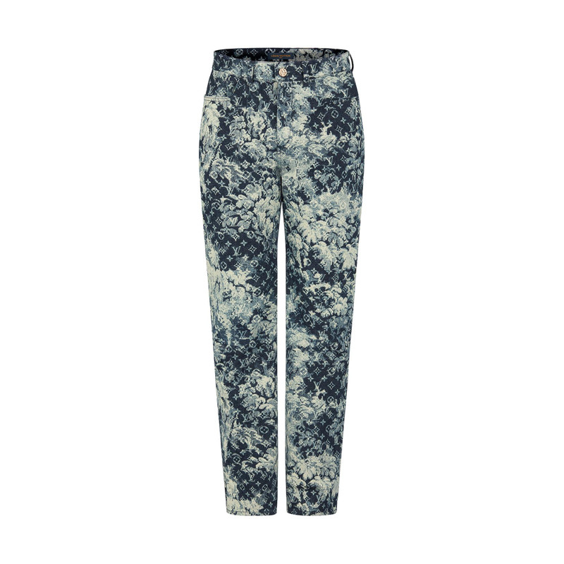 Regular Denim Tapestry Jeans - 1