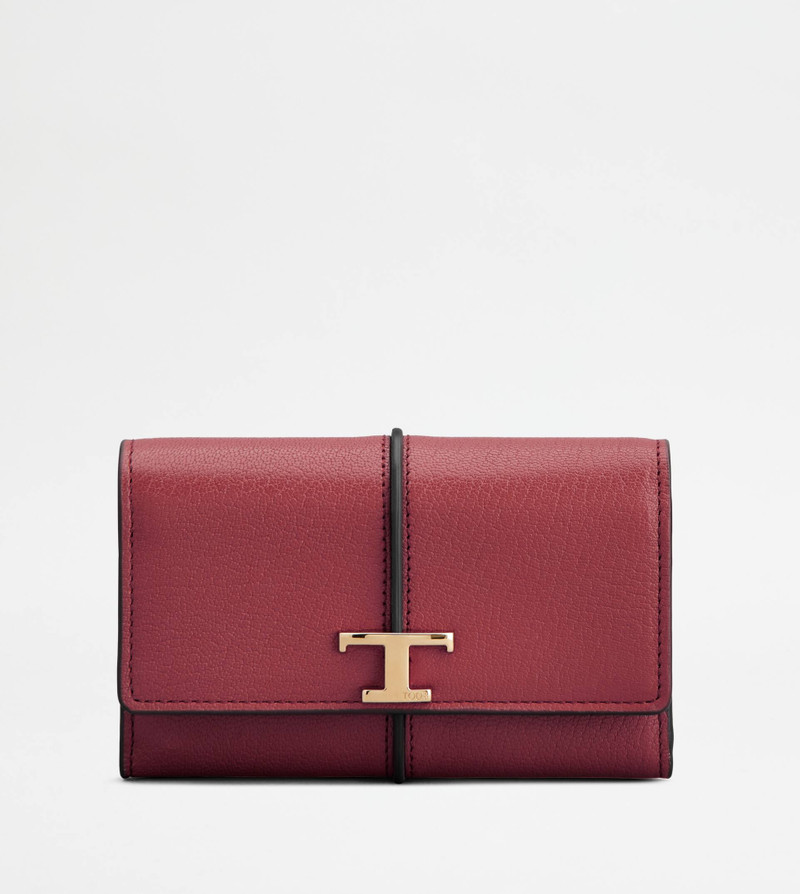 T TIMELESS WALLET IN LEATHER 1