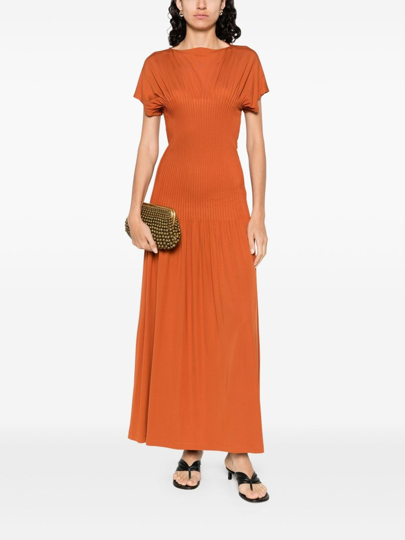 Totême knife-pleated maxi dress outlook