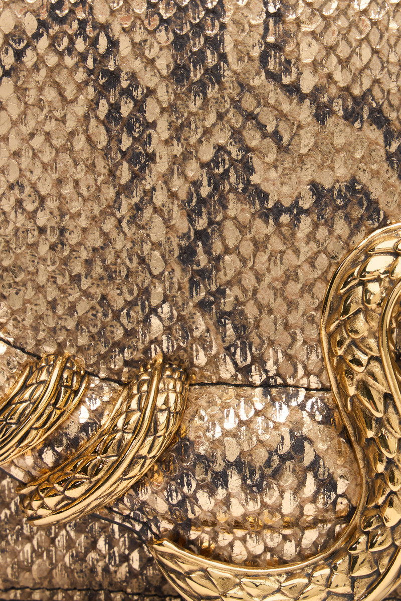 Bag with Golden Python and Snake Motif 5