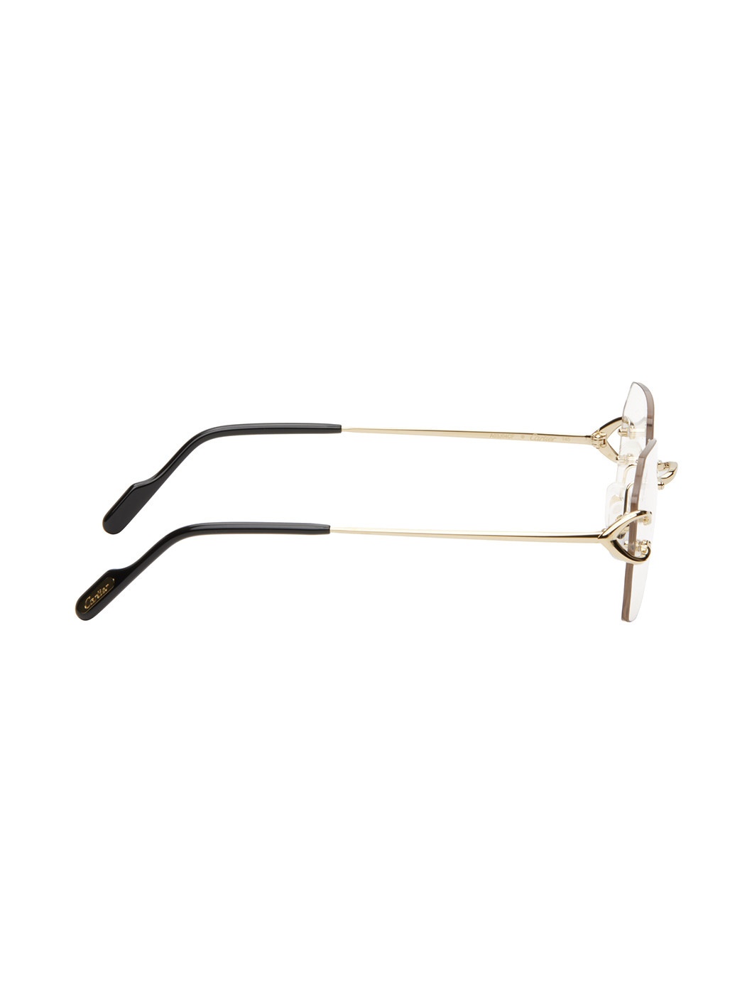 Gold Rimless Glasses - 2