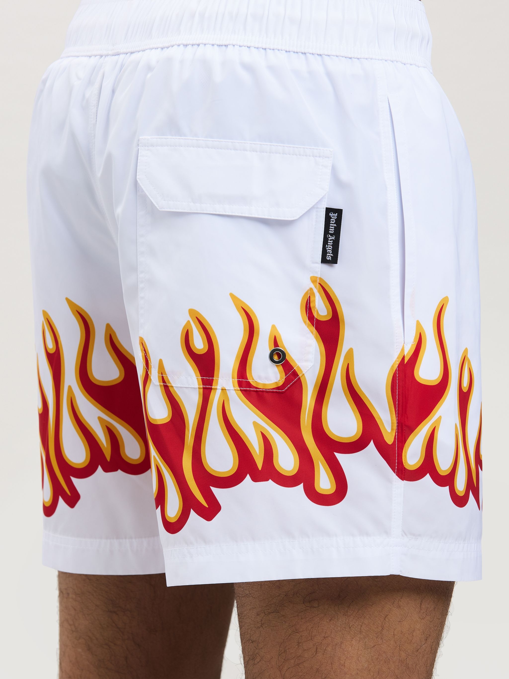 BURNING FLAMES PRINT SWIMSHORT - 6