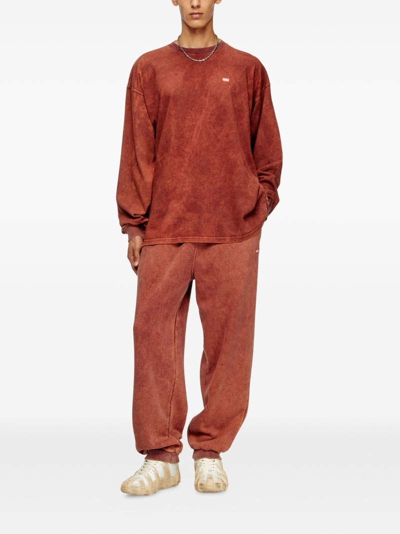 Diesel T-Boxt-LS-T3 acid-wash long-sleeve T-shirt outlook
